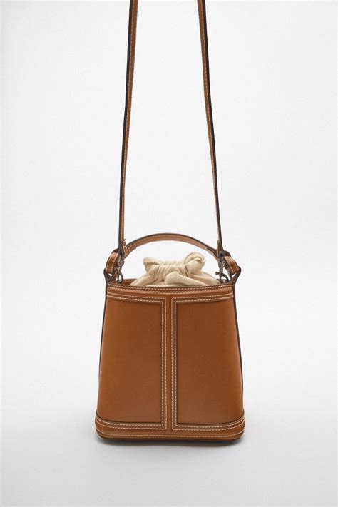 zara leather handbags